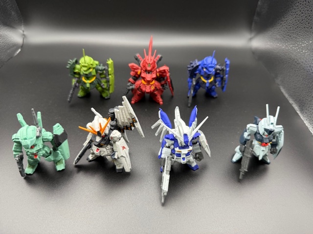 【開封品】ガンダムコンバージ 逆襲のシャア 系列7体 ※検索 GUNDOM CONVERGE νガンダム サザビー Hi－νガンダム リ・ガズィ ギラドーガ