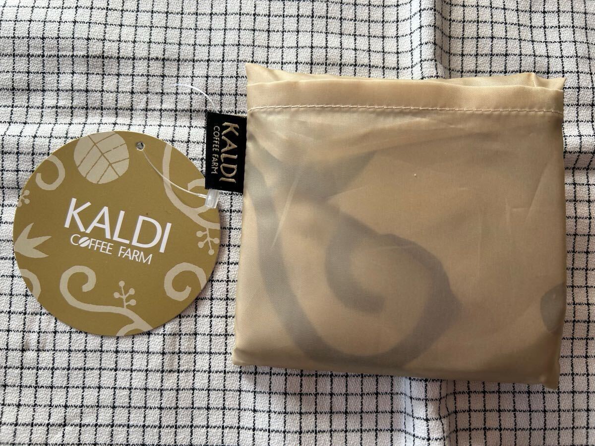 KALDI カルディ エコバッグ To be Happy ベージュ
