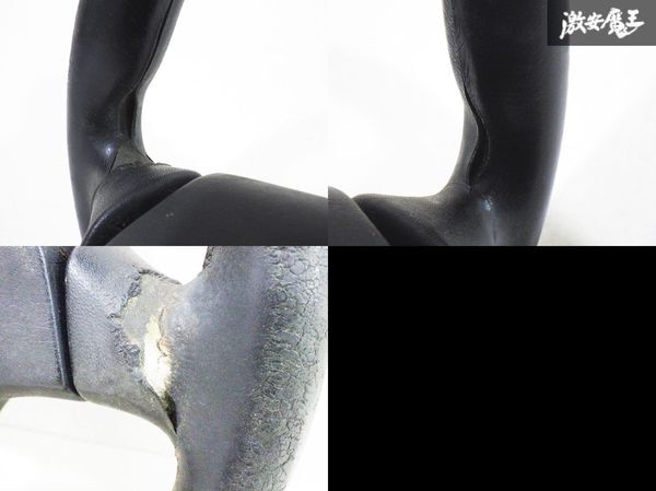  Mazda оригинальный OP опция FD3S RX-7 рулевой механизм руль колесо MOMO производства кожа кожа центральный накладка есть немедленная уплата полки 17I