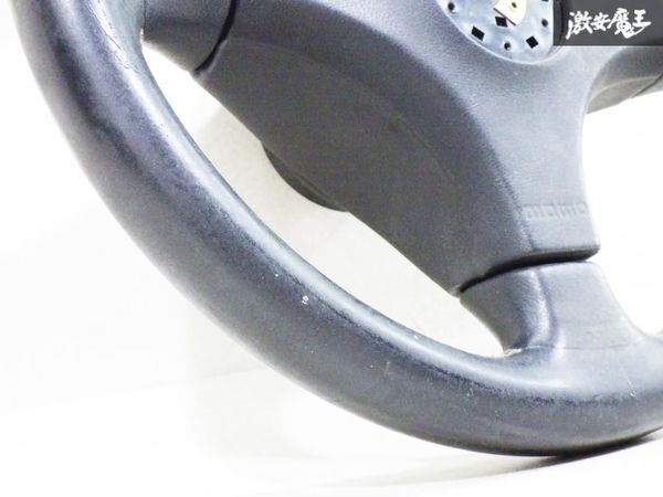  Mazda оригинальный OP опция FD3S RX-7 рулевой механизм руль колесо MOMO производства кожа кожа центральный накладка есть немедленная уплата полки 17I