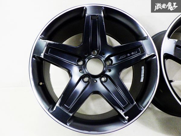 BENZ Benz оригинальный W463 G55 G Class gelaende AMG 19 дюймовый 9.5J +50 PCD 130 5H 5 дыра колесо одиночный 2 шт грязь черный полки 47B