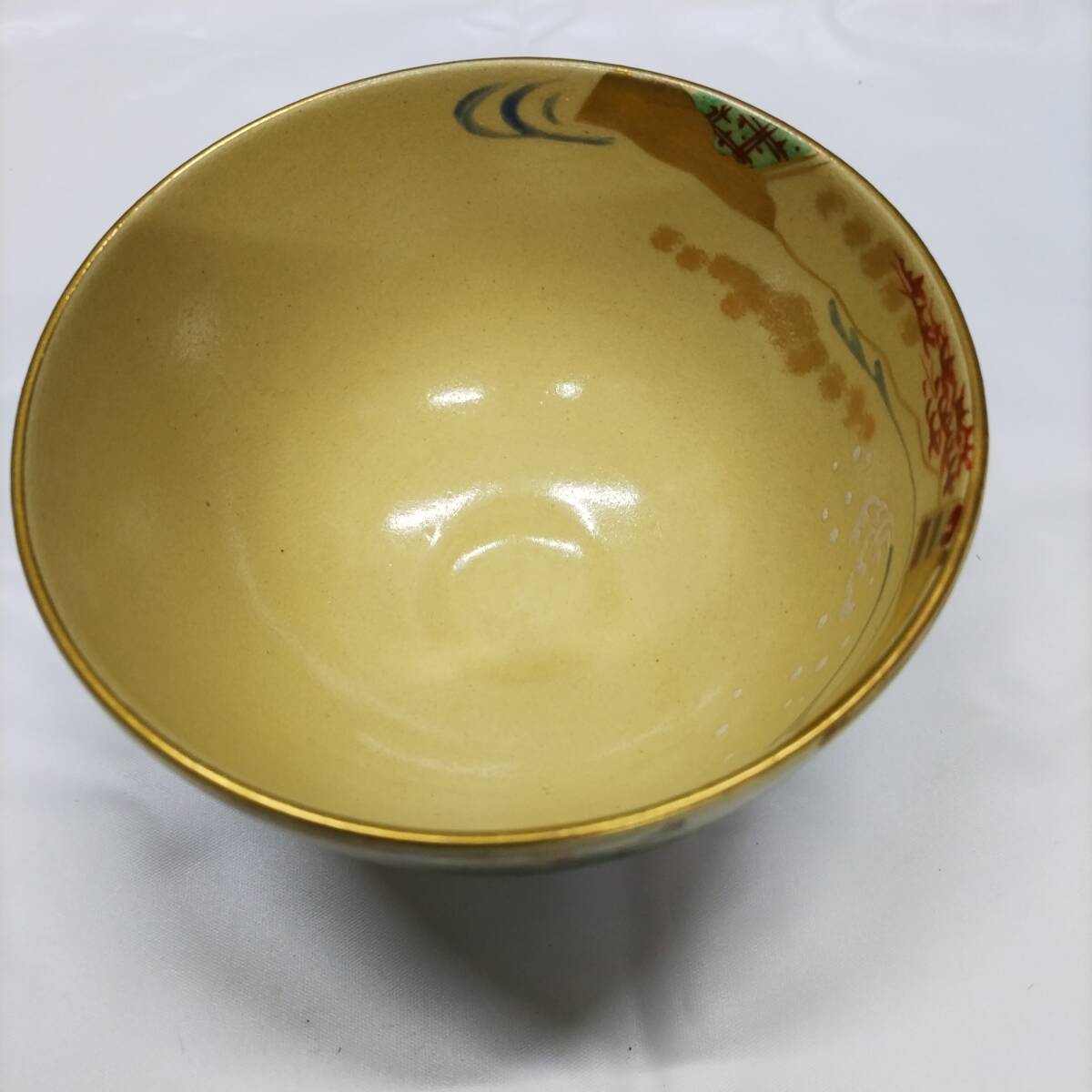 AM076　仁清　抹茶碗　木箱　茶器　茶道具