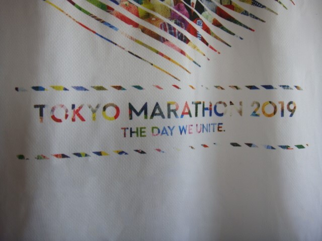 ◆ 東京マラソン 2019 アシックス制 Tシャツ 公式Tシャツ asics Sサイズ 東京シティマラソン 世田谷発送 レターパック430 手渡し可