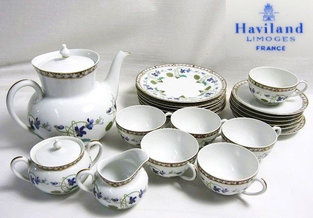 Z667　美品　アビランド　HAVILAND　アンペラトリス　ポット　クリーマー　カップ＆ソーサー など【説明欄に詳細(xì)寫真有り】