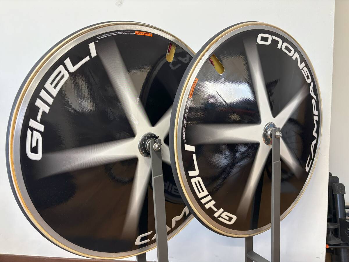 カンパニョーロ(Campagnolo) ギブリ(GHIBLI)F&Rセット(トラック用)純正ロックリング付き
