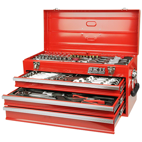 限定特価　沖縄・離島地域配送不可 新品 ＳＫ１１　整備工具セット　レッド　SST-16133RE