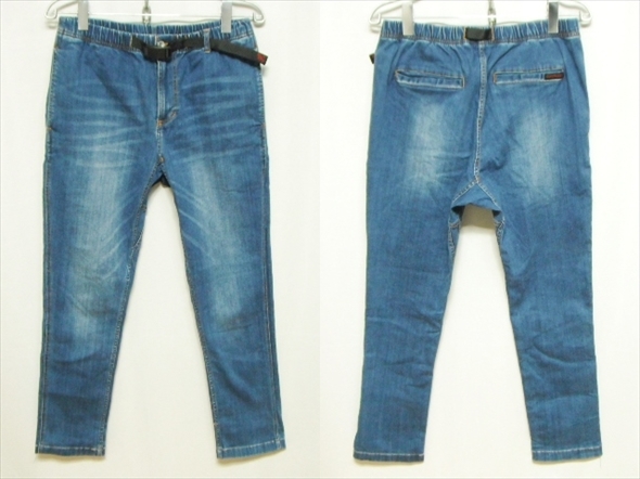 【L310】送料無料★良品★GRAMICCI グラミチ ニューナロー デニムパンツ 8818-DEJ Mサイズ ストレッチジーンズ クライミングパンツ