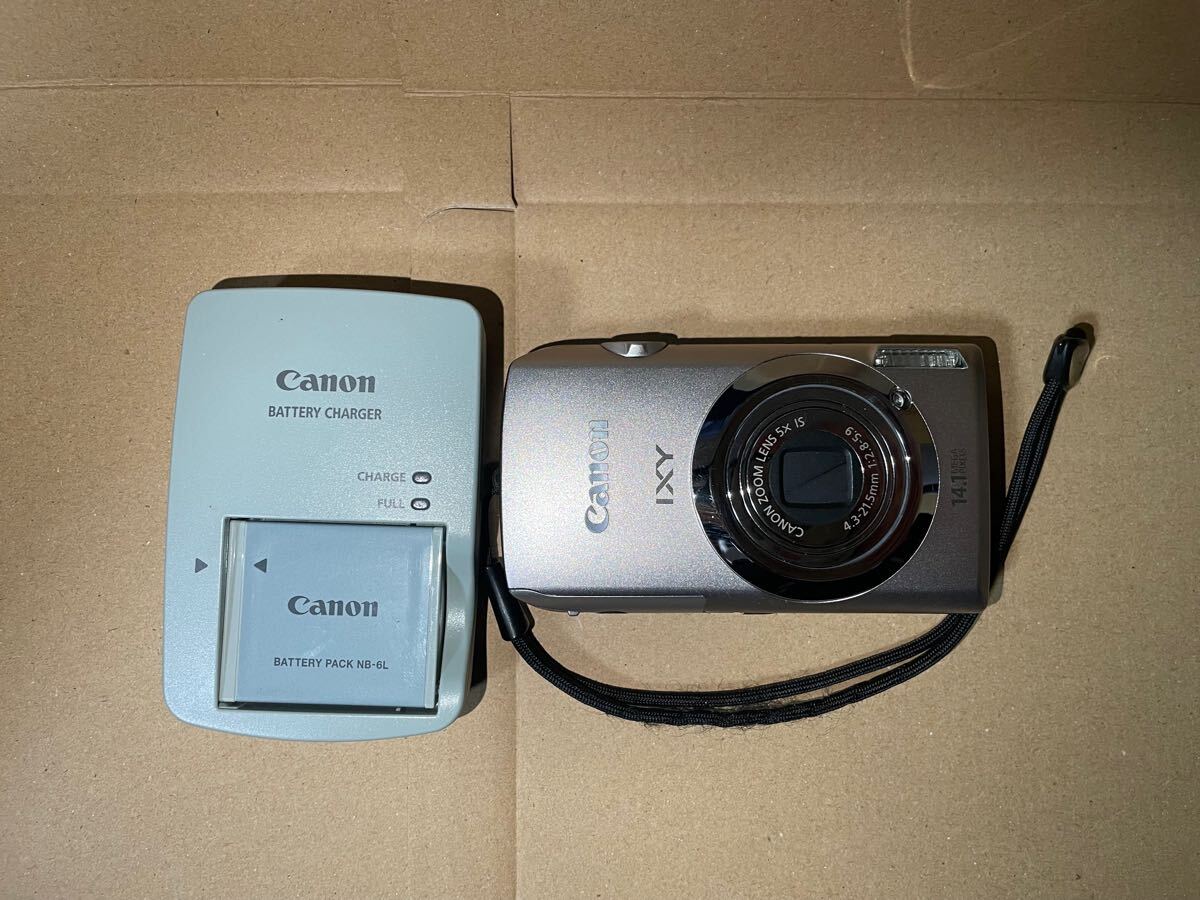 基本動作確認済み】 Canon IXY 10S 本体とチャージャー 基本動作確認済み】 Canon IXY 10S 本体とチャージャー