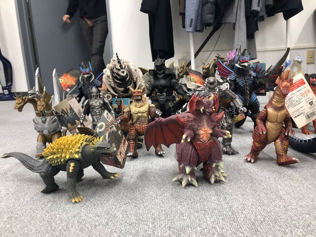 東宝映画シリーズ (トウホウエイガ) 指人形 ゴジラ+怪獣セット