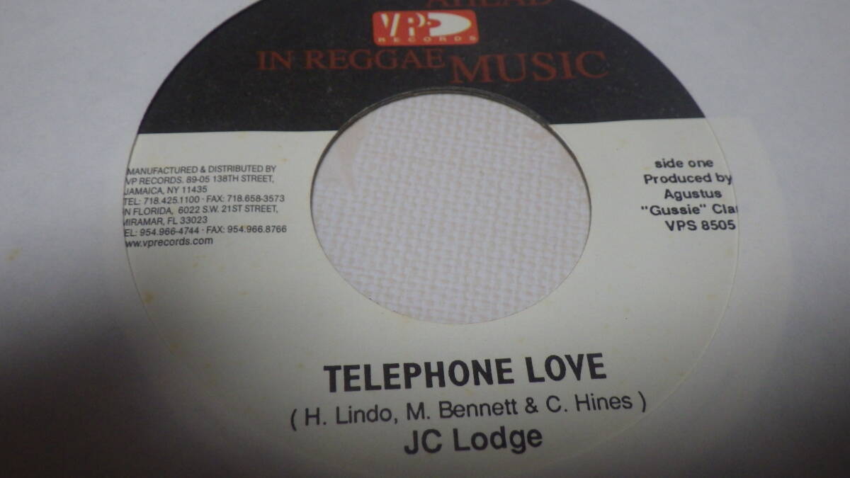 7inch JC Lodge SHABBA RANKS TELEPHONE LOVE DE PON MI MINE VP ex- reggae レゲエ ダンスホール dancehall musicworks
