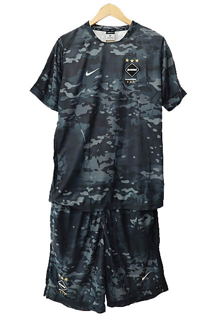 無料配達 エフシーレアルブリストル 71 迷彩 セットアップ ドライフィット SHORTS AND TOP FLASH DRI-FIT 15SS ナイキ ×NIKE FCRB Bristol F.C.Real その他