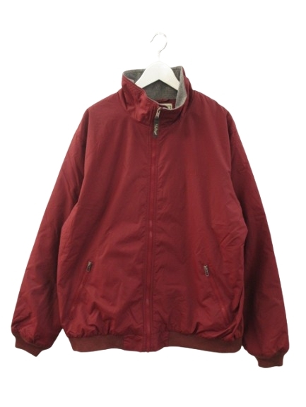 最新情報 ウォームアップ 205108 Lined Fleece Jacket Warm-Up L.L.BEAN エルエルビーン ジャケット ボルドー系 XL 男性用