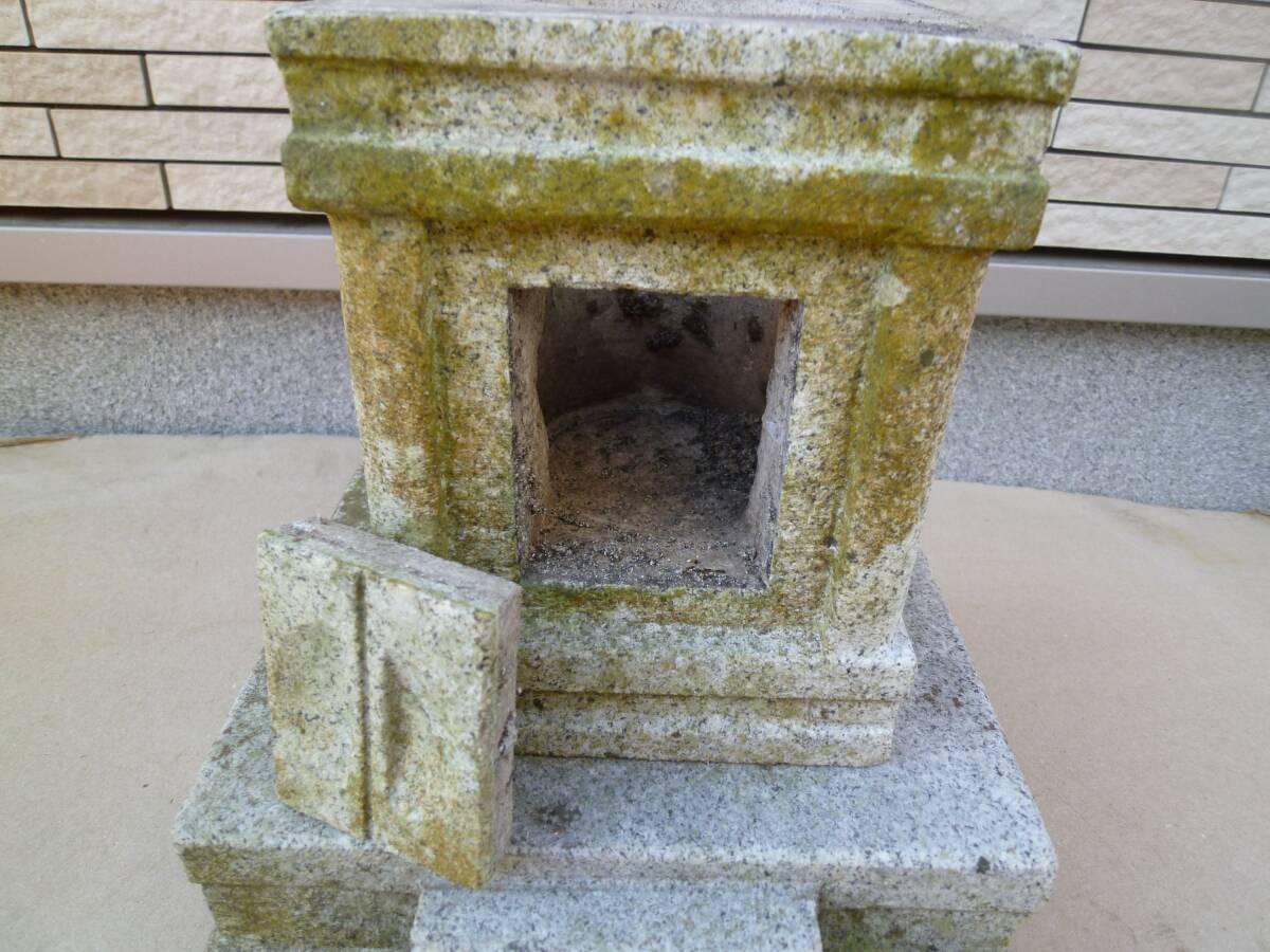 御影石】氏神様(48㎝ 40Kg) お宮 石祠 屋敷神 敷地神 石像 石造 御影石】氏神様(48㎝ 40Kg) お宮 石祠 屋敷神 敷地神 石像 石造