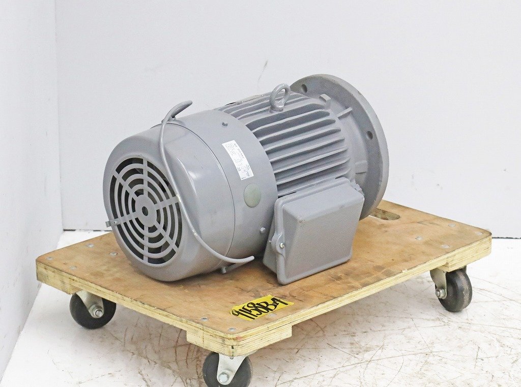 9158B24 未使用 Fuji 富士電機 モーター MKS7115G 3.7kW 三相 200V/220V 50Hz/60Hz インダクションモーター