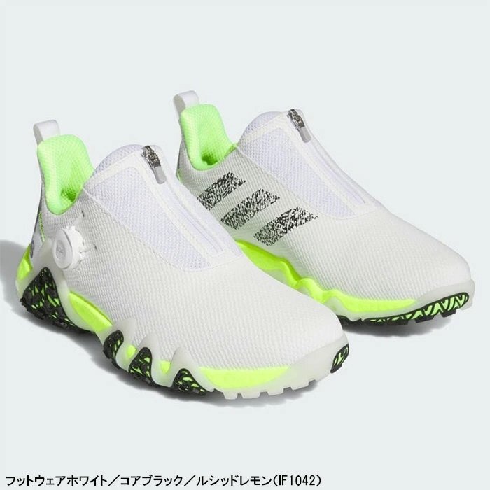 【セール】 ボア 22 コードカオス ゴルフシューズ アディダスゴルフ スパイクレス サイズ:27.0cm カラー:IF1042 2E相当 BOA ファスナー 27.0cm