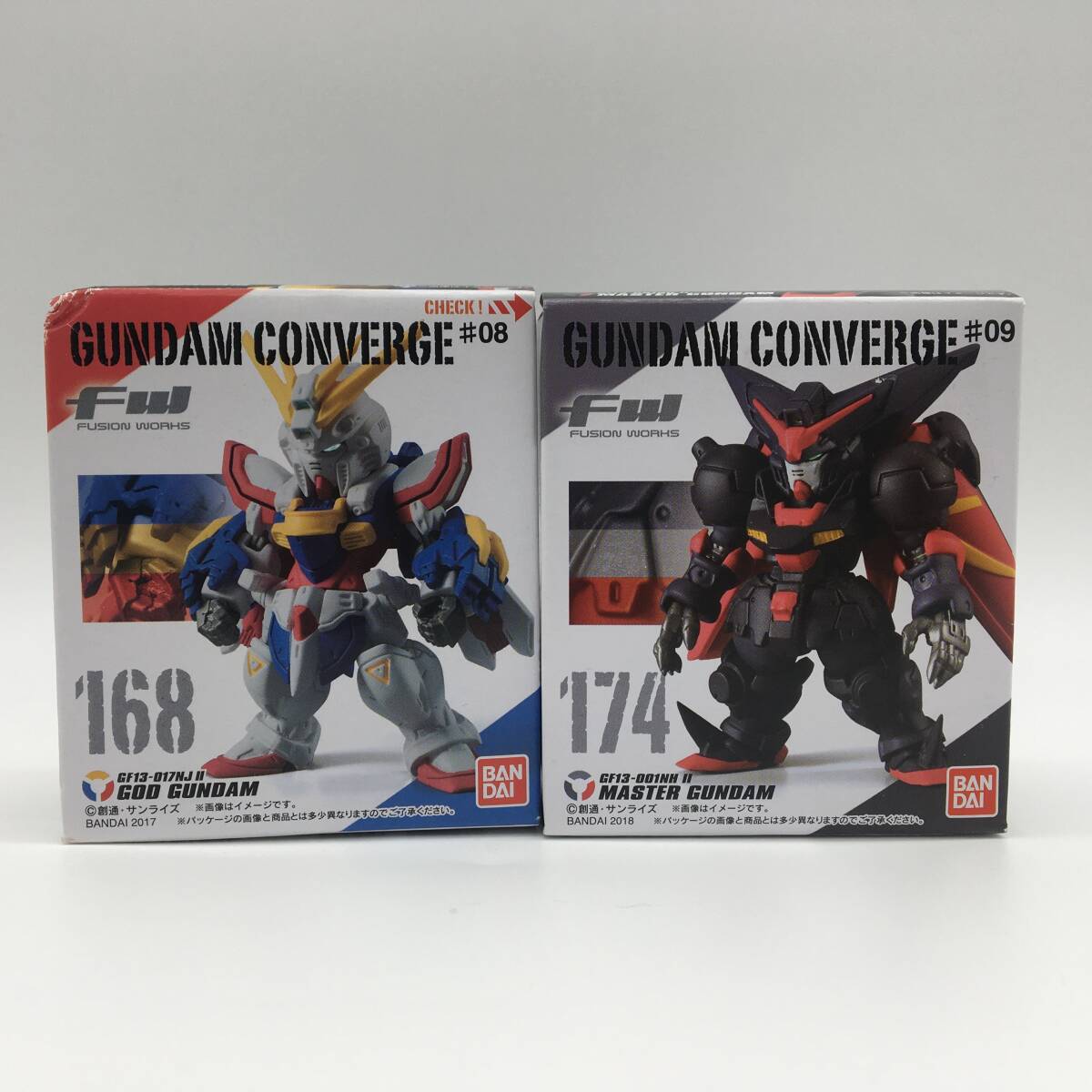 【未開(kāi)封】FW ガンダム コンバージ GF13-017NJ Ⅱ ゴッドガンダム GF13-001NH Ⅱ マスターガンダム セット GUNDAM CONVERGE 168 174 食玩
