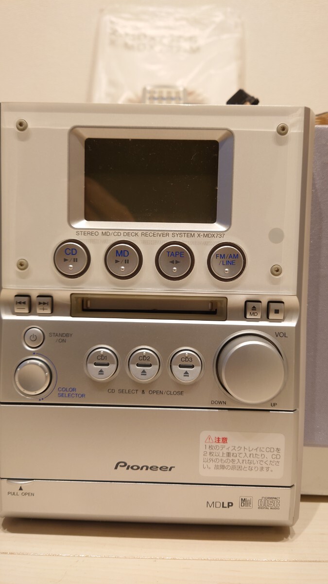 Pioneer ミニコンポ システムコンポ CD MD カセット ラジオ X Pioneer ミニコンポ システムコンポ CD MD カセット ラジオ X