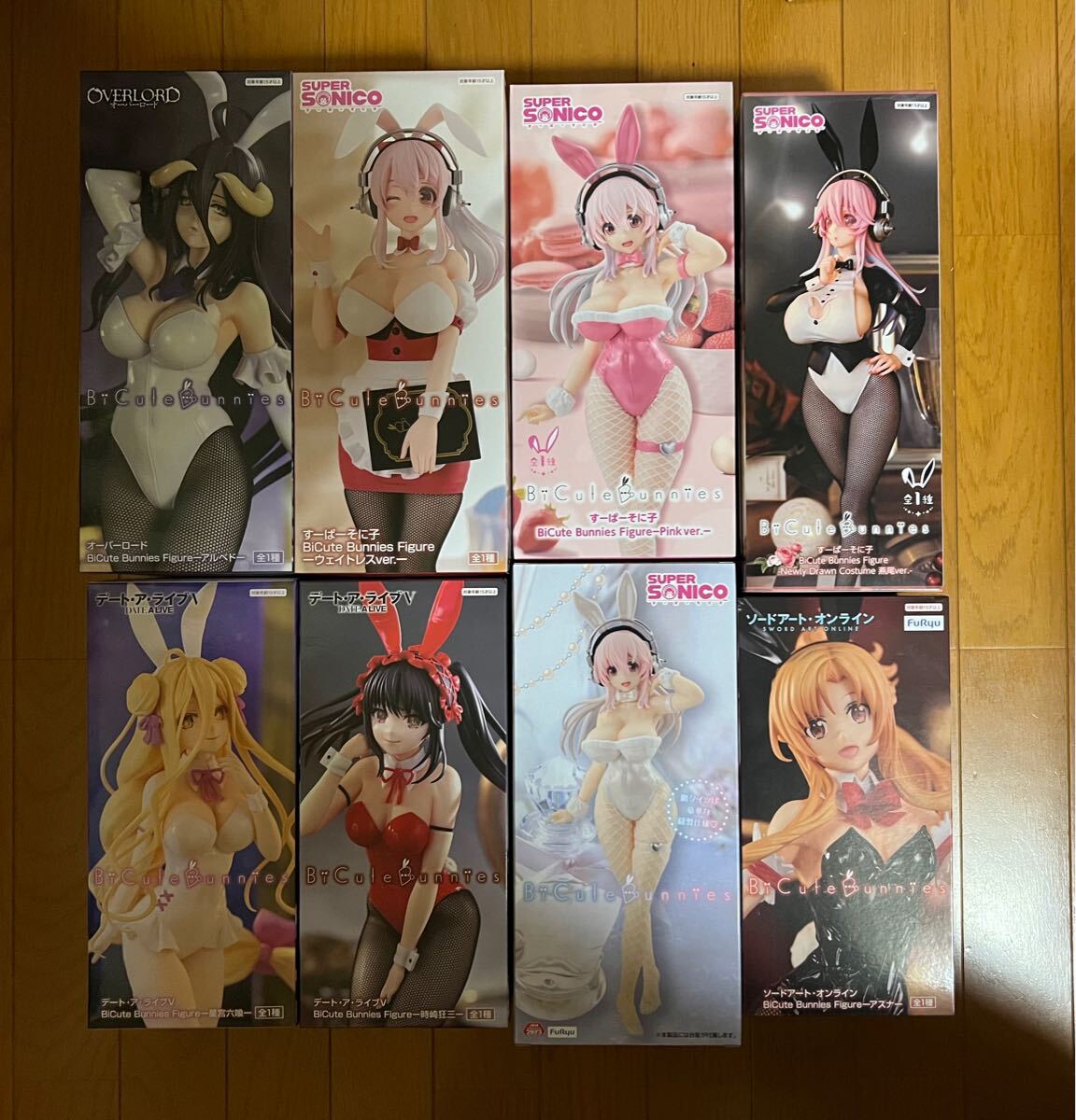 新品未開封 美少女フィギュア BiCute Bunnies すーぱーそに子 オーバーロード アルベド デート・ア・ライブ 時崎狂三 星宮六喰 SAO アスナ