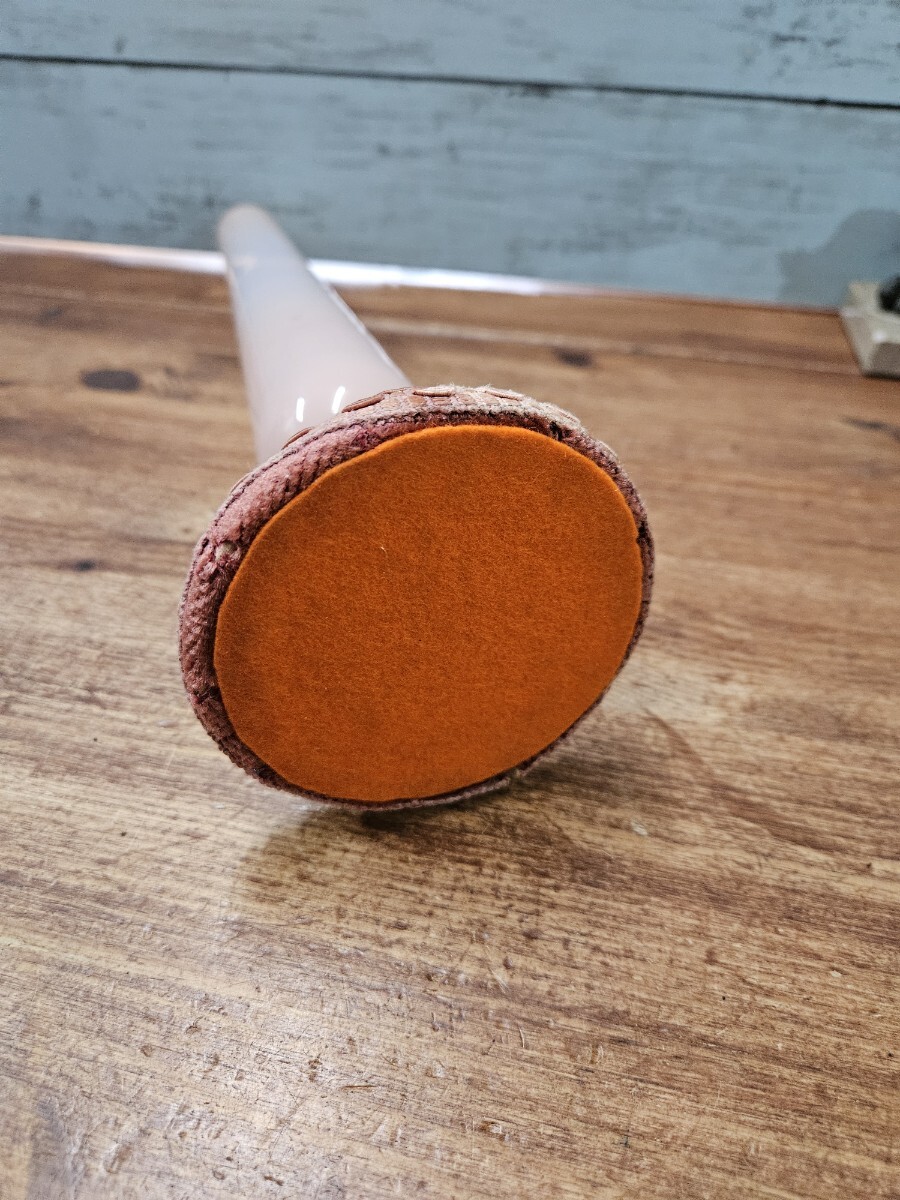 フランスアンティーク ピンクのオパリンガラス 花瓶 一輪挿し