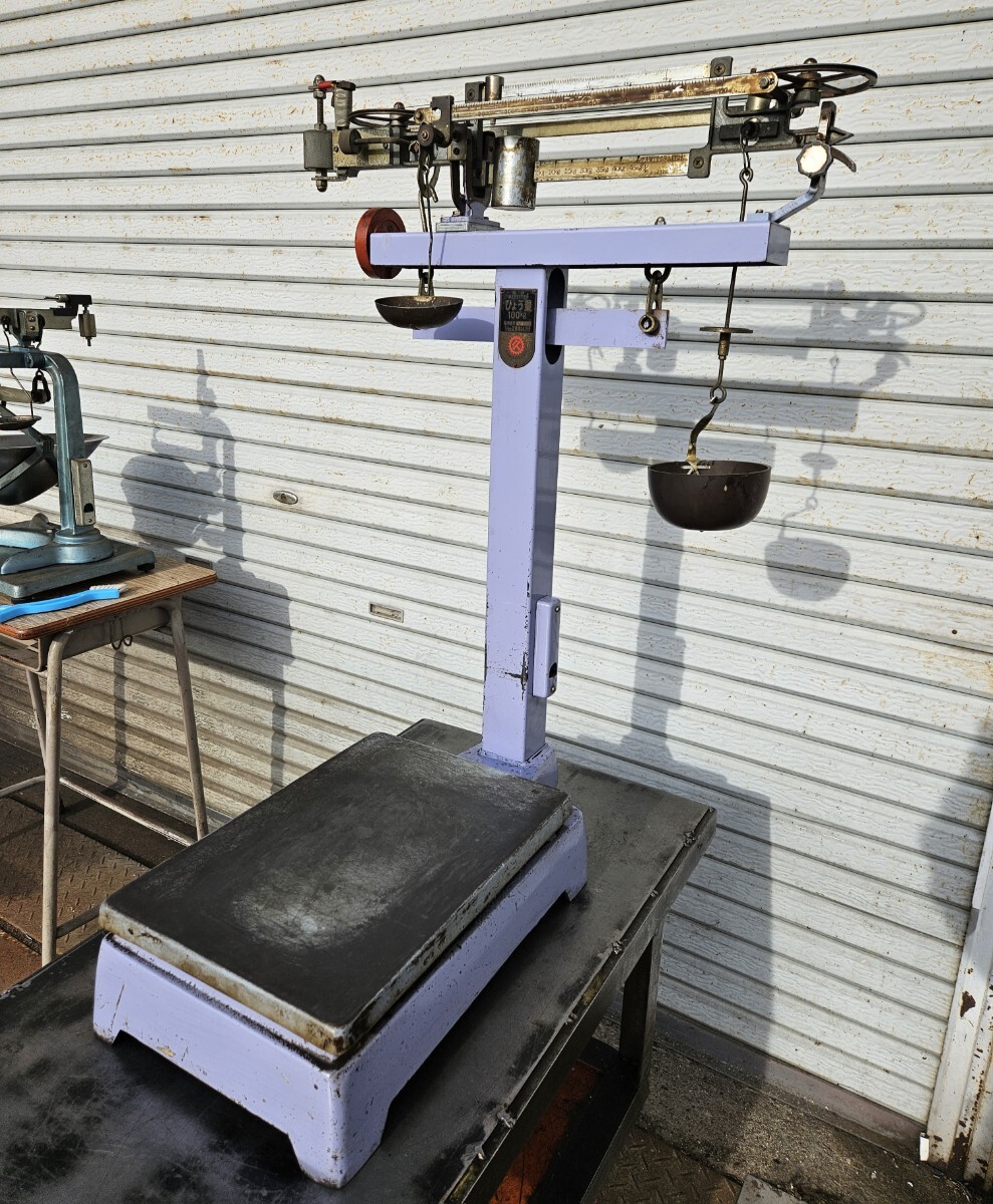 クボタ カウンティングスケール 台はかり 秤 業務用 秤量100kg ヴィンテージ 昭和レトロ