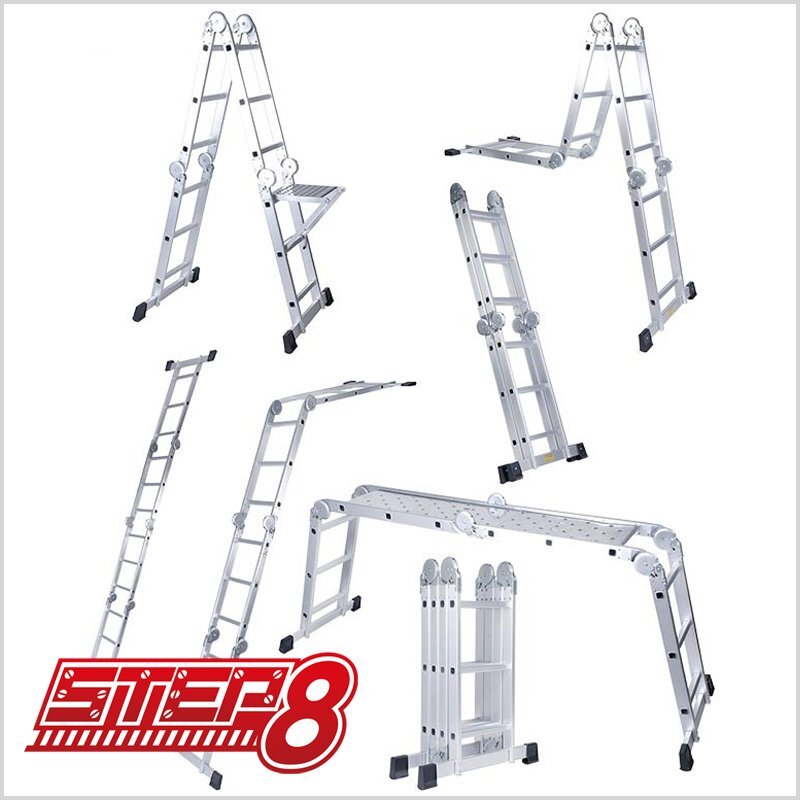 未使用 Primedirect プライムダイレクト ステップエイト STEP８ステップ8 脚立 はしご 踏み台 8変化 / 名古屋発1-57