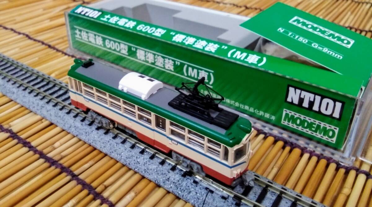 ▼MODEMO-NT101▼土佐電鉄(土電/とさでん交通)/600型(M車)/標準塗装/中古
