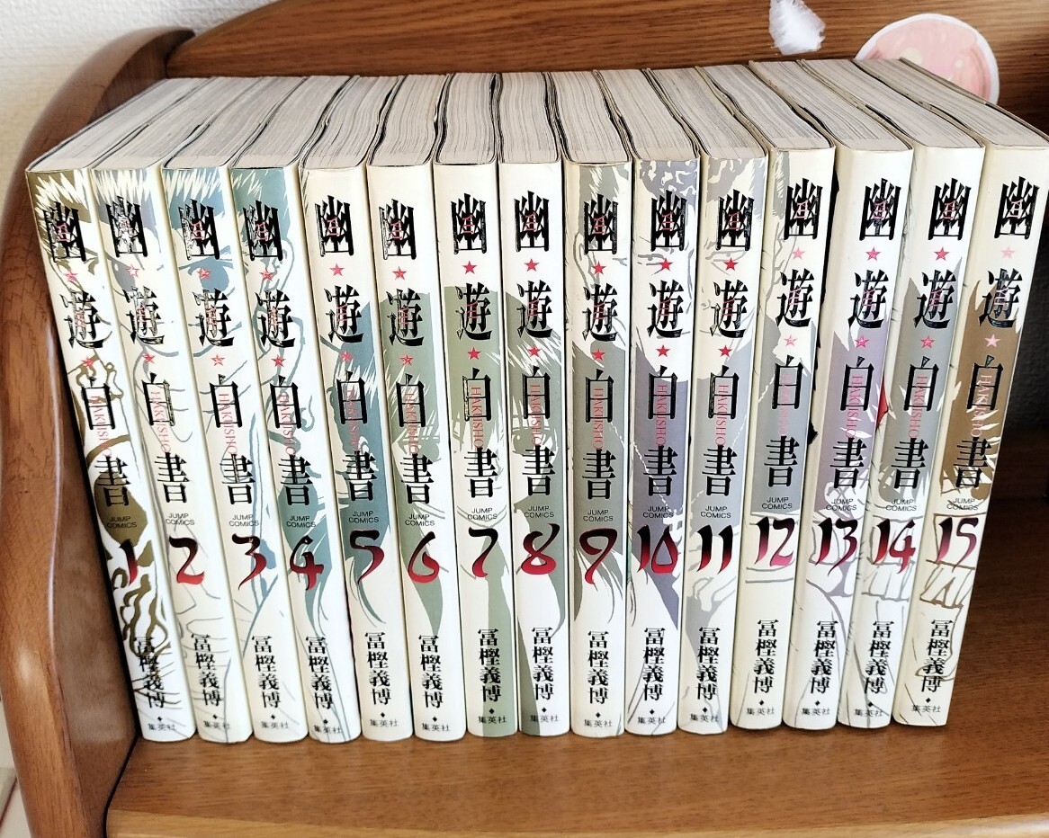 幽遊白書 完全版 冨樫義博 集英社 全15巻セット【中古本全巻セット】