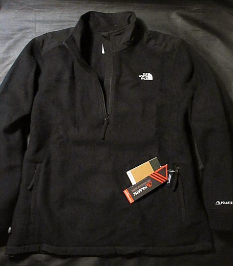 本物正規◆ノースフェイス◆厚手 ハーフジップ フリース ALPINE 200 1/2ZIP■黒■XXL■新品/アメリカ限定/KX7■POLARTEC ポーラテック