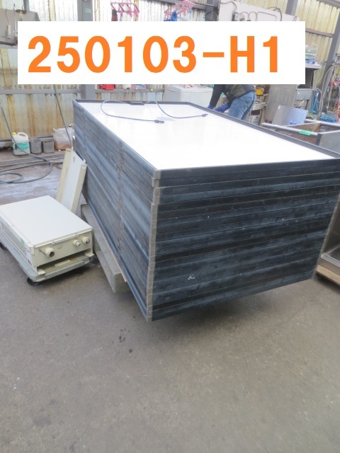 ソーラーパネルセットC/モジュール×22枚+パワコン付き/5.5Kw/リモコン無し/ソーラーワールド/中古即決品/★ 商品番号250103-H1