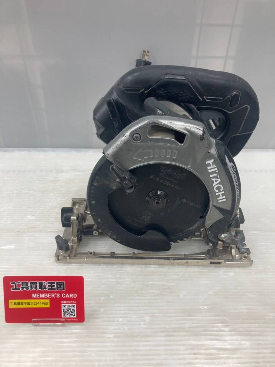 【中古品】【0924】★HiKOKI(ハイコーキ) 165㎜深切り電子造作丸のこ 黒 C6UEY(SKNB)　ITW8IE715DHY