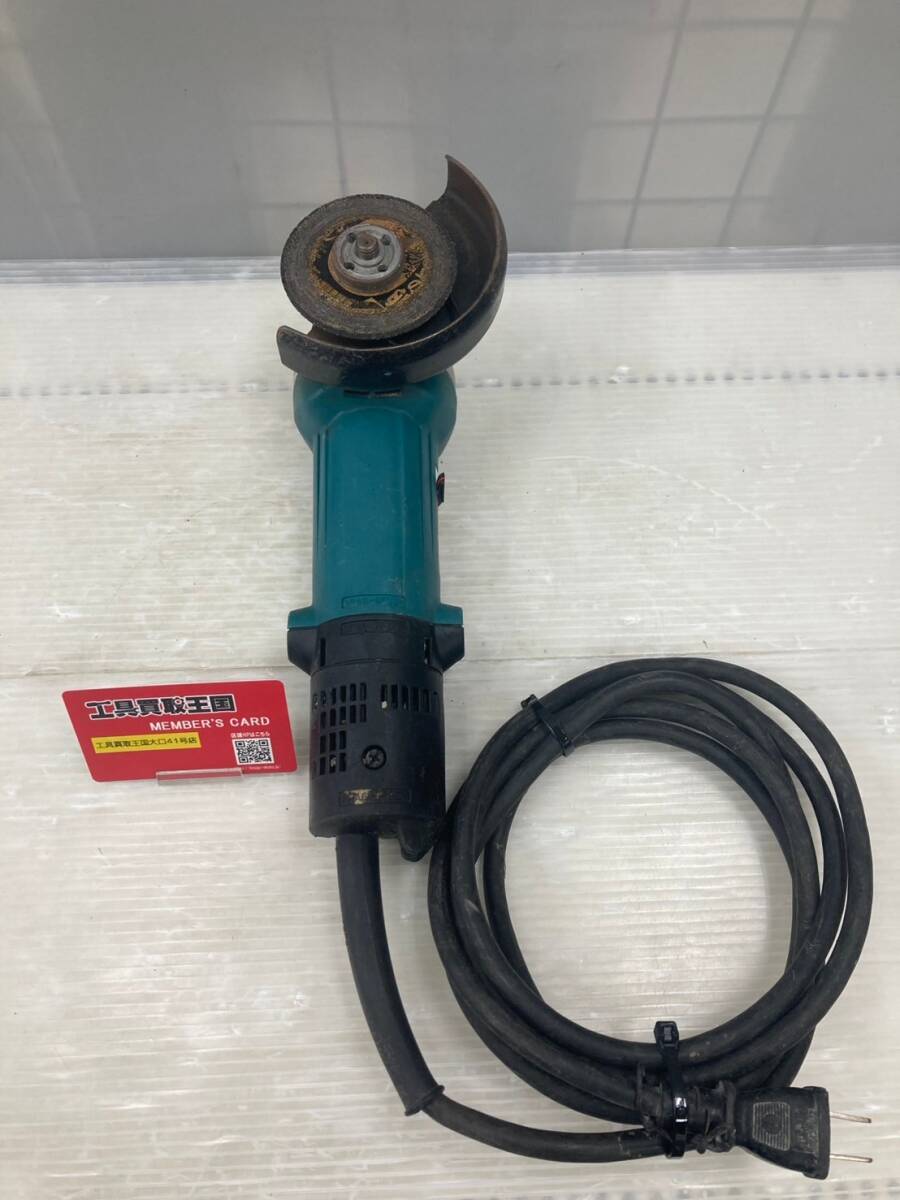【中古品】【0924】★makita(マキタ) 100㎜ディスクグラインダ 9533B　IT9S22KKI96W