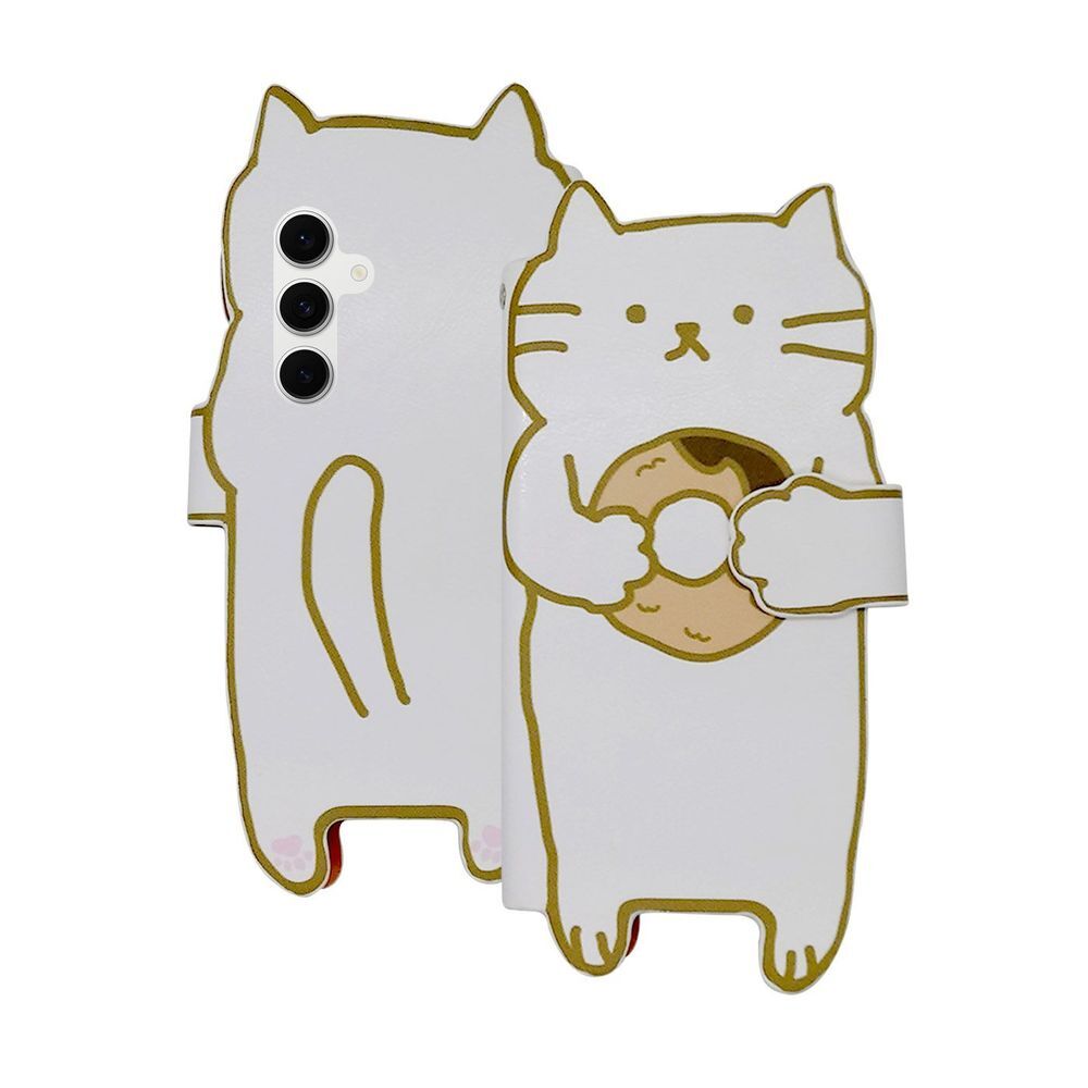 Galaxy S24 FE блокнот type ( кошка ) модный смартфон кейс подставка moimoikka (......) Galaxy S24 FE блокнот type ( кошка ) модный смартфон кейс подставка moimoikka (......)