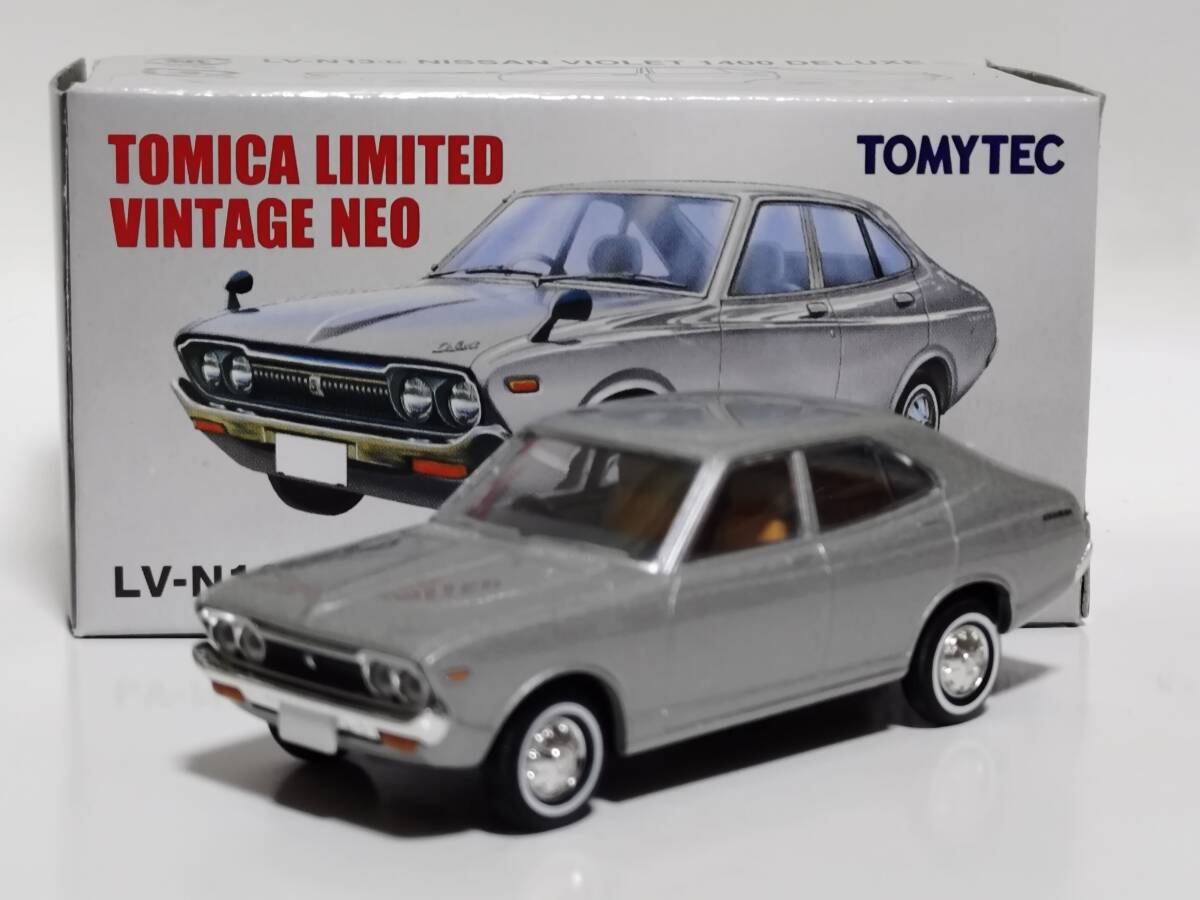 【即決】トミカリミテッドヴィンテージネオ　ＬＶーＮ１３b ニッサン　バイオレット　１４００デラックス