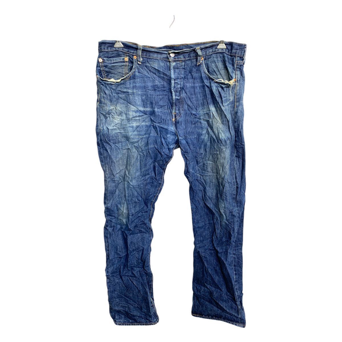 Levi's 501 デニムパンツ W38 リーバイス ボタフライ ビッグサイズ インディゴ コットン 古着卸 アメリカ仕入 2501-595