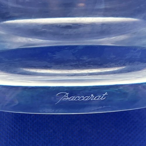 ◇ Baccarat バカラ クリスタルガラス フラワーベース 花瓶 丸型 ◇ Baccarat バカラ クリスタルガラス フラワーベース 花瓶 丸型