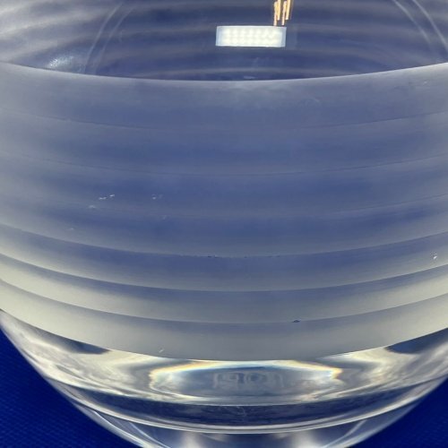 ◇ Baccarat バカラ クリスタルガラス フラワーベース 花瓶 丸型 ◇ Baccarat バカラ クリスタルガラス フラワーベース 花瓶 丸型