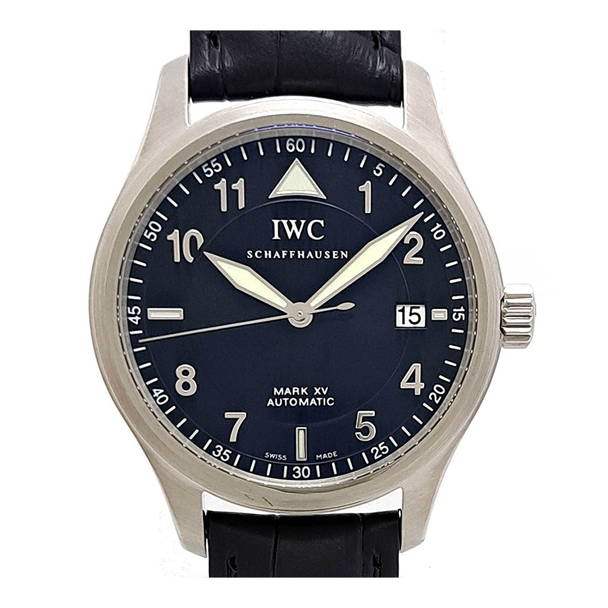 IWC パイロットウォッチ スピットファイア マークXV デイト IW325311 自動巻き ステンレススティール メンズ IWC 中古