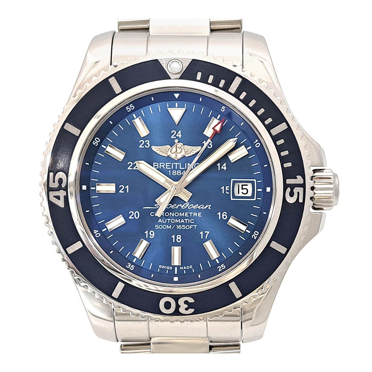 ブライトリング スーパーオーシャンII 42 A17365 自動巻き ステンレススティール メンズ BREITLING 中古