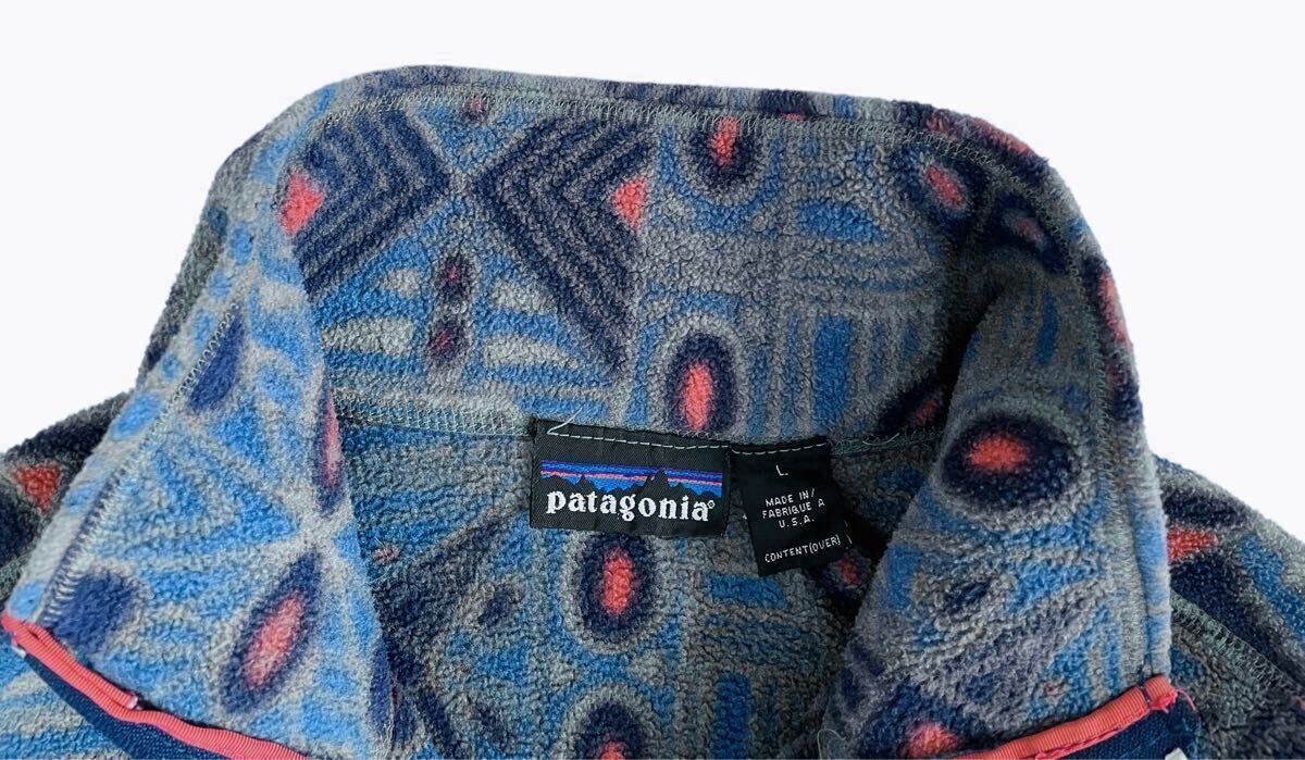 名作!! 希少!! USA製 90s PATAGONIA パタゴニア テウルチェ柄 名作!! 希少!! USA製 90s PATAGONIA パタゴニア テウルチェ柄