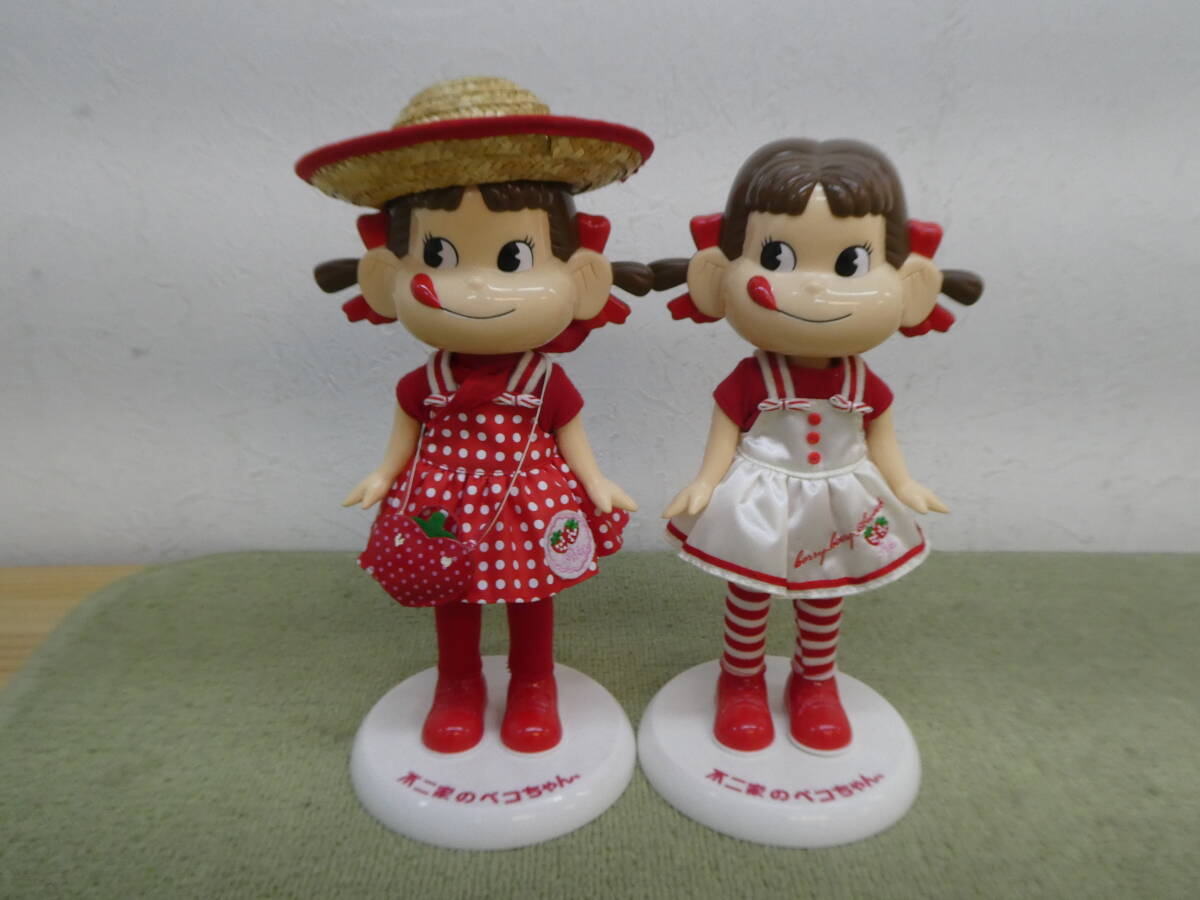 103-T69) 現状品 不二家 卓上 ペコちゃん 苺フェアバージョン 人形 2点セット 箱無し(ペコちゃん)｜売買されたオークション情報、Yahoo!オークション(旧ヤフオク!)  の商品情報をアーカイブ公開 - オークファン（aucfan.com）