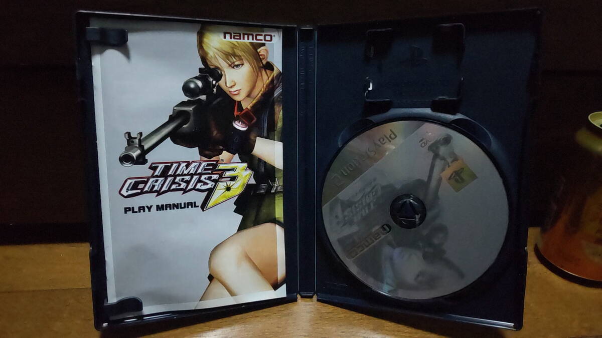 [PS2 время klaisis3]TIME CRAISIS Ⅲ Namco gun темно синий стрельба soft очень красивый товар PlayStation 2 стоимость доставки 185 иен 