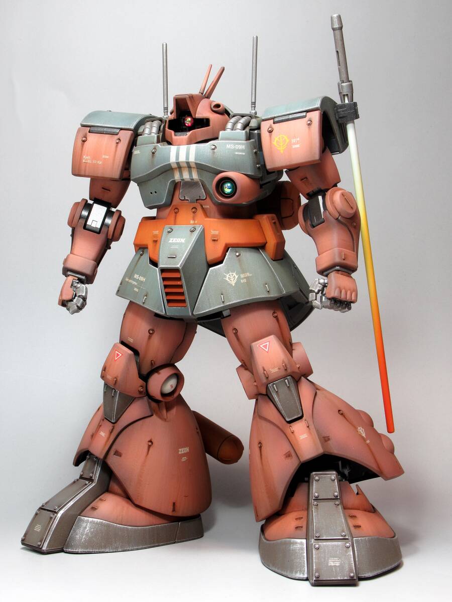 MG 1/100 MS-09H ドワッジ改 戦場風 改修塗装完成品】|Yahoo MG 1/100 MS-09H ドワッジ改 戦場風 改修塗装完成品】|Yahoo
