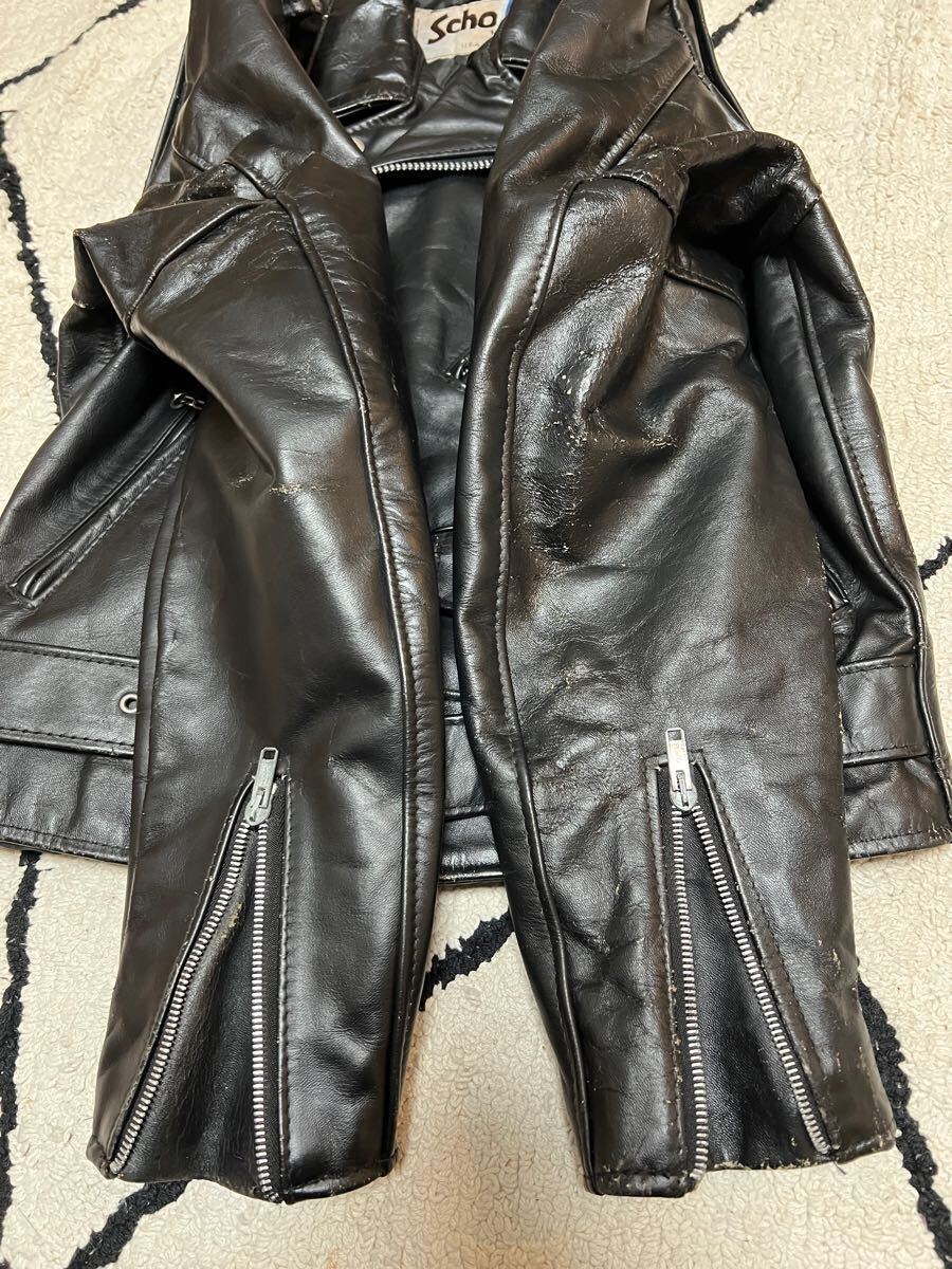SCHOTT レザー ダブルライダースジャケット 518 40 ショット USA SCHOTT レザー ダブルライダースジャケット 518 40 ショット USA