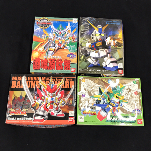 BB戦士 ポケットの中の戦争 ガンダム RX-78NT-1 他 SD戦国伝 風林火山 密林の摩亜屈 等 プラモデル 計4点 セット