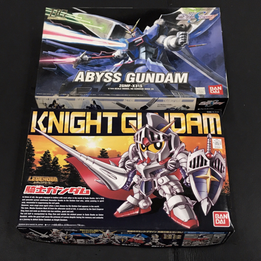 機動戦士ガンダムSEED DESTINY 1/144 アビスガンダム 他 レジェンドビービー 騎士ガンダム 含 プラモデル 計2点