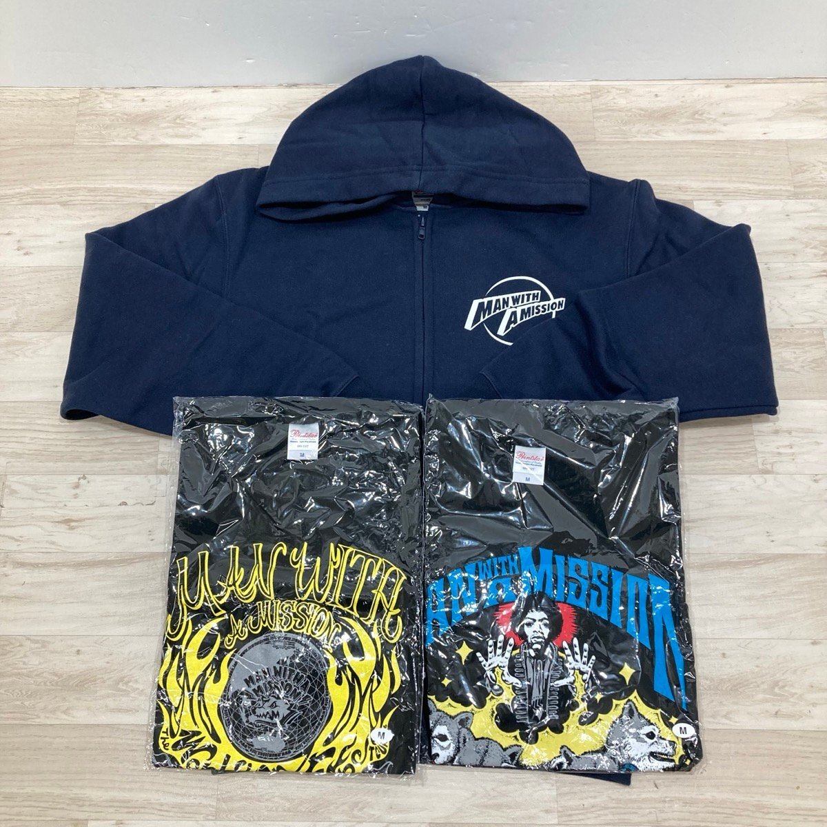 Mサイズ MAN WITH A MISSION 5周年パーカー ハカセ HAKONORI Tシャツ 新木場限定（43）[D2193]
