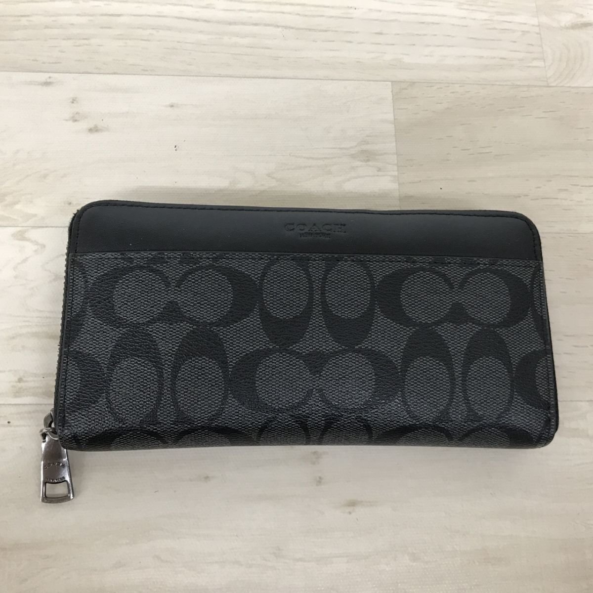 COACH 長財布 F75000 シグネチャー柄[C7069]