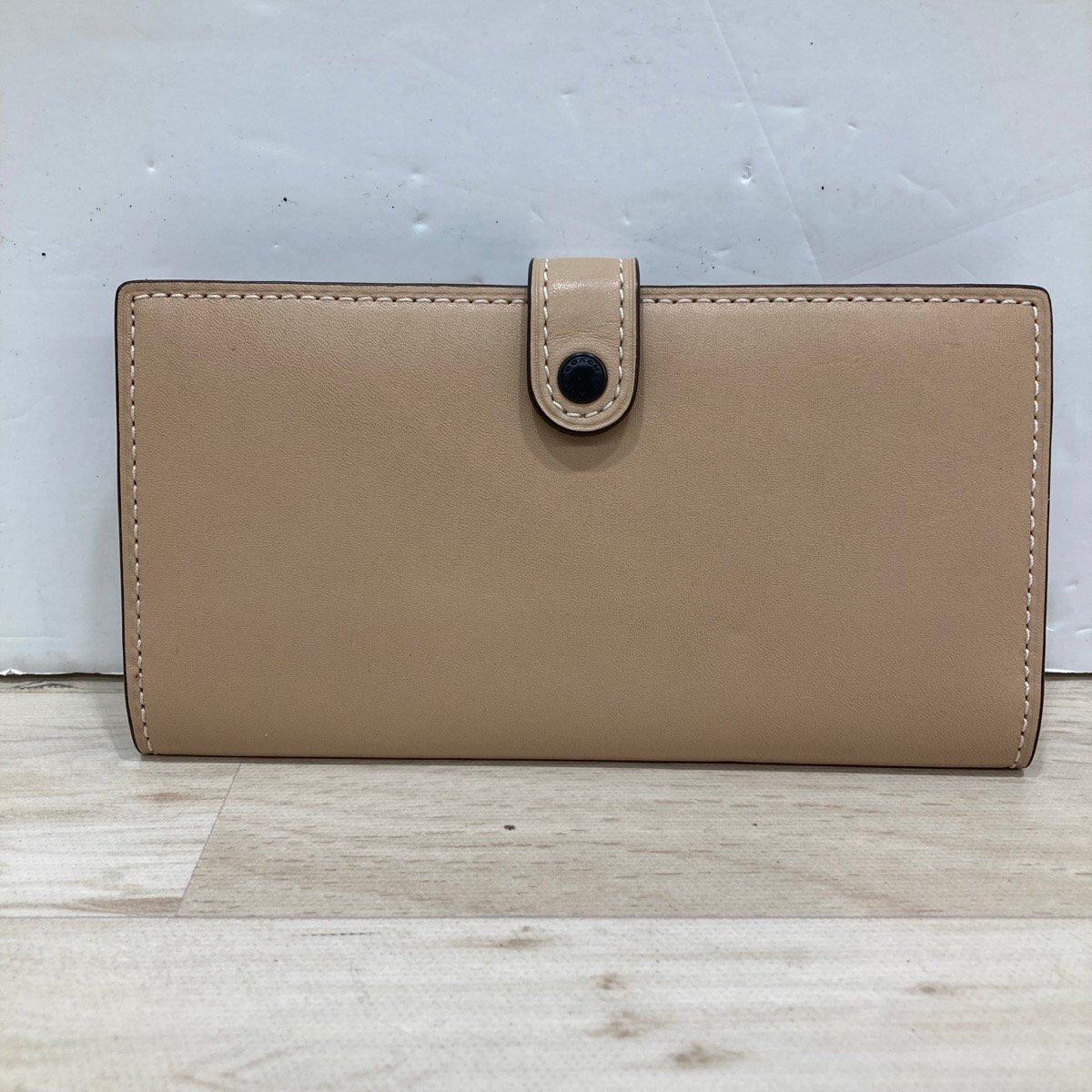 COACH コーチ 長財布 財布 ベージュ系[D2630]