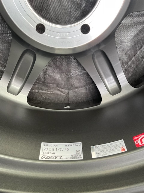 【納期要確認】TE37 Ultra LARGE P.C.D. SIZE:8.5J-20 +45(F0) PCD:139.7-6H Color:MM ランドクルーザー 4本セット_画像7