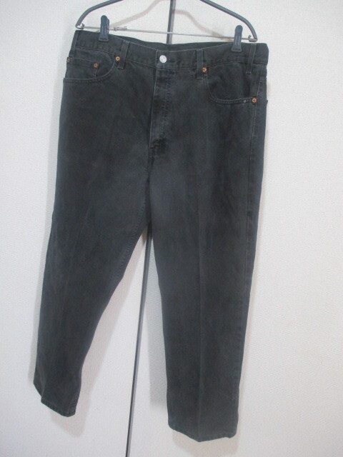 W38相当★Levi's リーバイス◆ デニム ◆黒◆ USA古着